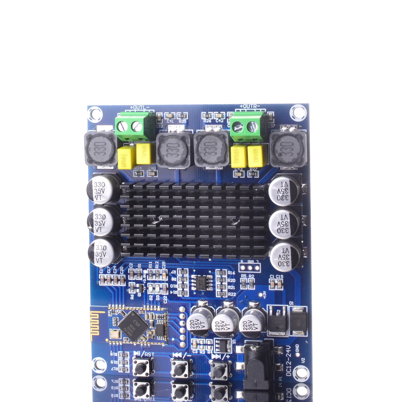 Аудіопідсилювач D-класу, стерео, TPA3116D2, 120 W Bluetooth 4.0 (XH-M548)