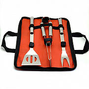 Набір для барбекю і гриля | Набір для барбекю в чохлі 3 в 1 Stenson (MH-0915)