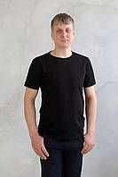Базова чоловіча футболка Casual чорного кольору
