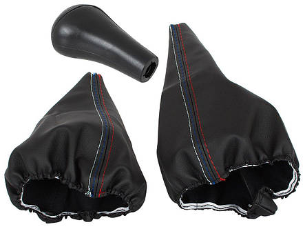 BMW 3 E30 82-94 чохол ручки перемикання передач + важіль ручного гальма + ручка перемикання передач M-Pack 5, фото 2