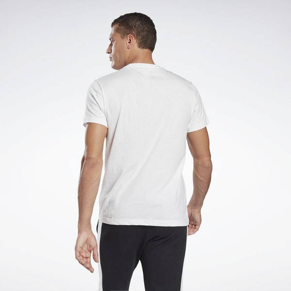 Мужская теннисная футболка Reebok Les Mills Myoknit Tee - classic white
