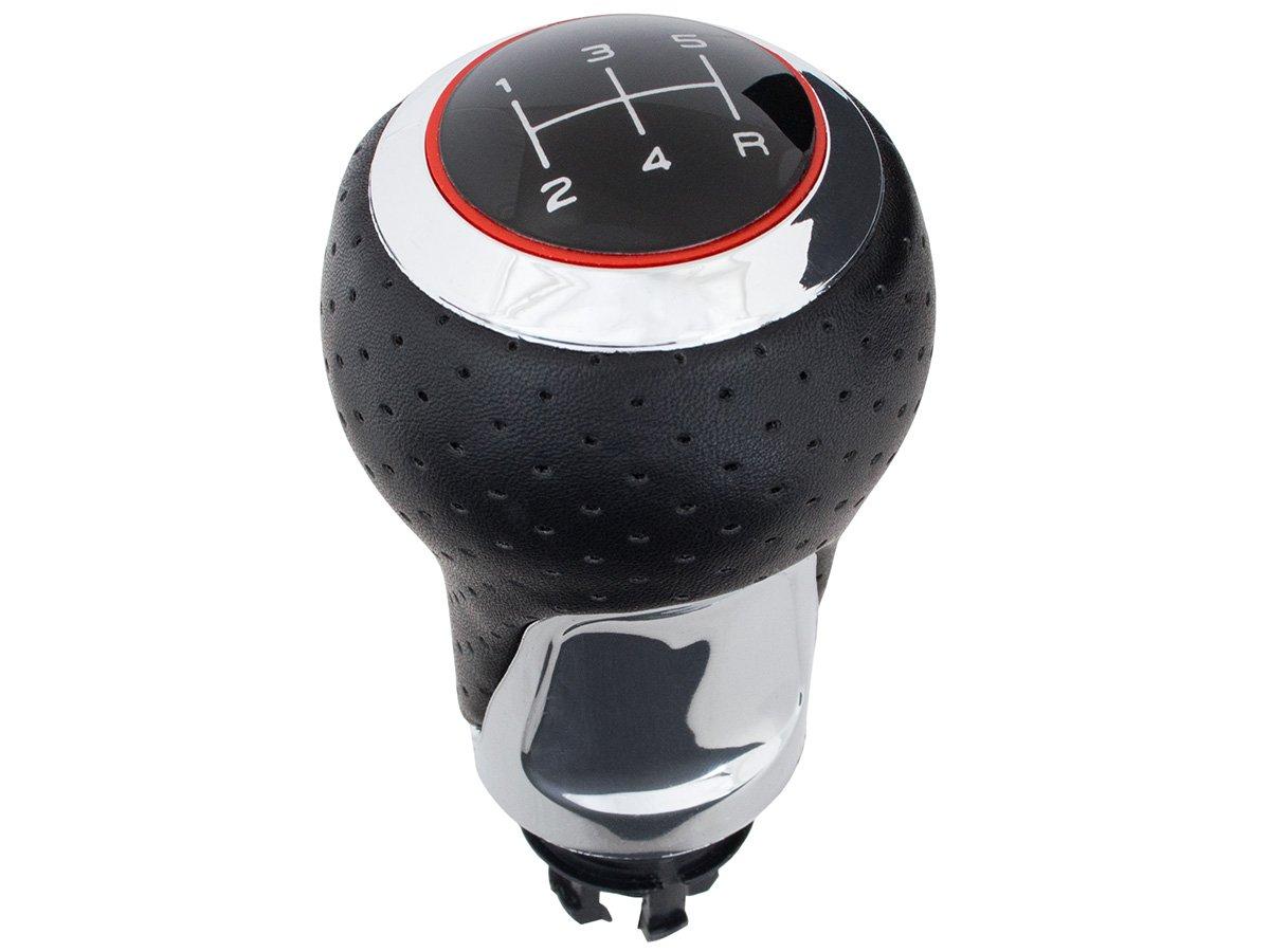 Audi A3 8L 96-03 ручка перемикання передач S-LINE чорний + хром 5 передач (R внизу)