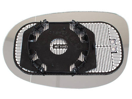 Fiat Croma II 05-11 вкладыш зеркала с обогревом синий правый, арт. DA-20645, фото 2