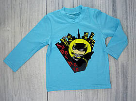 Джемпер для хлопчиків Super Hero FT-20-1-5 Бірюзовий Бавовна Breeze Туреччина