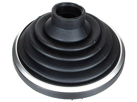 Ford Fusion 2002-чохол ручки перемикання передач чорний + рамка чорний / сріблястий, фото 1