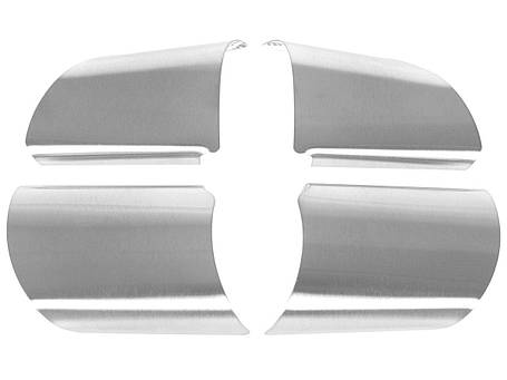 Ford Focus Mk2 04-11 накладки на кермо хром 4 шт. комплектект, фото 1