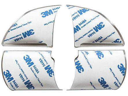 Ford Focus Mk2 04-11 накладки на кермо хром 4 шт. комплектект, фото 2