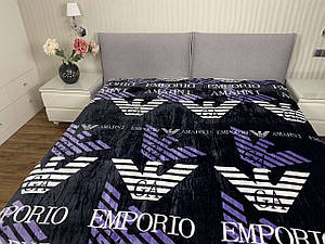 "написи" плед двоспальний 180/200 см, мікрофібра