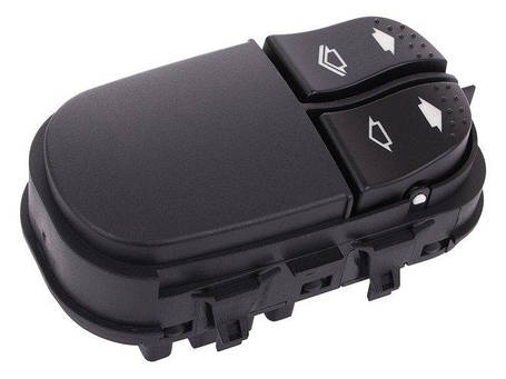 Ford Focus Mk1 98-04 панель склопідіймача 2 кнопки ліворуч, фото 1