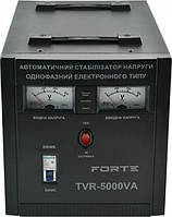 Стабілізатор напруги релейний Forte TVR-5000VA (5 кВт) однофазний Аналоговий вольтметр 28988
