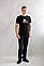 Трендова чоловіча футболка Casual чорного кольору, принт Діджей, фото 2