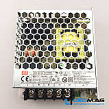 Блок живлення для світлодіодної стрічки 24В 50Вт MEANWELL LRS-50-24. Трансформатор для лід стрічки, фото 4