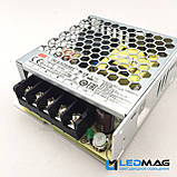 Блок живлення для світлодіодної стрічки 24В 50Вт MEANWELL LRS-50-24. Трансформатор для лід стрічки, фото 2