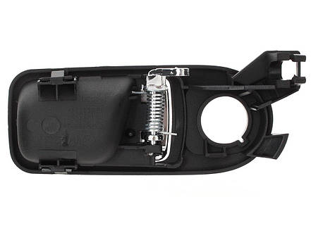 Seat Arosa 97-05 внутрішня ручка чорний + хром лівий, фото 2