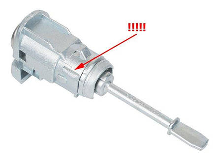 Seat Cordoba II 02-08 личинка замку правих дверей, арт. DA-4970, фото 2