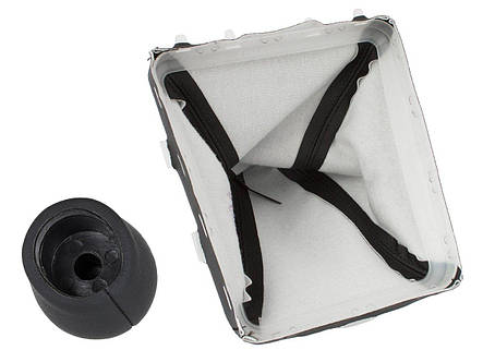 Opel Vectra C 02-08 ручка перемикання передач 5 передач зі штучної шкіри + хромована нижня задня, фото 2