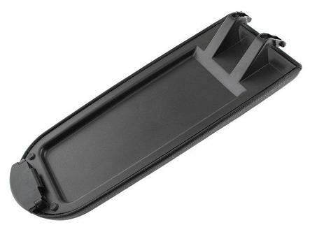 Seat Leon кришка підлокітника з кнопкою і оббивкою комплектект чорна штучна шкіра, фото 3