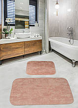 Набір бавовняних килимків для ванної кімнати Diva 60*100 + 50*60 Gold