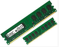 Оперативна пам'ять 2 Гб DDR2 800 для INTEL і AMD широкопрофільна PC2-6400 універсальна – KVR800D2N6/2G, фото 1