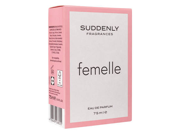 Жіноча туалетна вода Suddenly Femelle eau de parfum 75ml Німеччина, фото 2