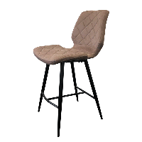 Diamond (Даймонд) Concepto полубарный стул из ткани цвет мокко