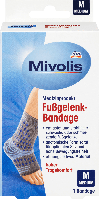 Голеностопний бандаж Mivolis Fußgelenk-Bandage M, 1 шт.