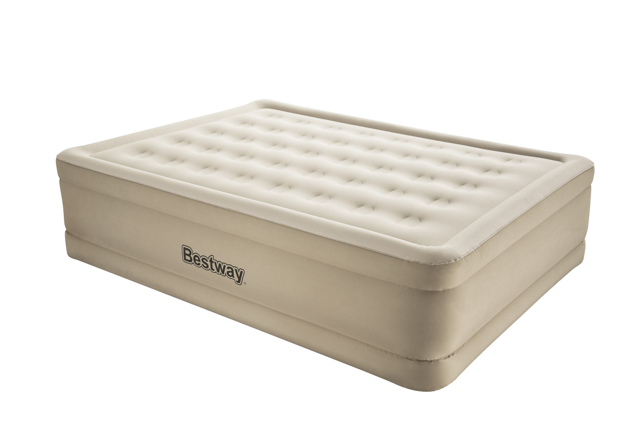 Надувне ліжко Bestway 69024 Essence Fortech 203х152х51см, вбудований електронасос