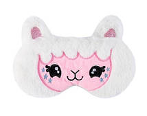 Маска для сну Лама білий