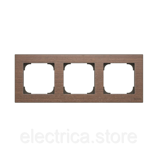 8573 WN Рамка 3-місна Sky венге 2CLA857300A2101, фото 1