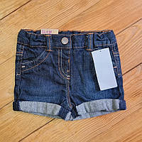 Шорты джинсовые, рост 63-69 см, цвет синий