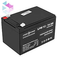 Аккумуляторная батарея LogicPower LPM 12V 14AH (LPM 12 14 AH) AGM, для детского электротранспорта.