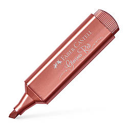 Маркер текстовий Faber-Castell Highlighter TL 46 Metallic Glorious red, колір червоний металік, 154673
