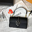 Жіноча модна шкіряна сумка Pinko Пінко, фото 10