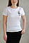 Жіноча футболка Casual з чудовим принтом Скрипковий ключ, фото 3