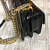 Жіноча лакова чорна сумка Pinko Пінко, фото 6