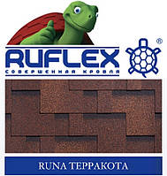 Бітумова черепиця RUFLEX Premium RUNA SBS Теракота