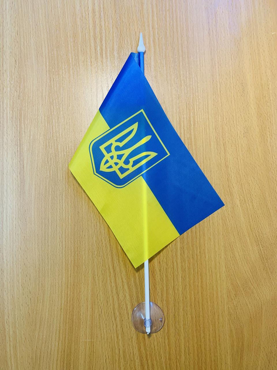 Авто-прапорець "Україна" з гербом на присоску