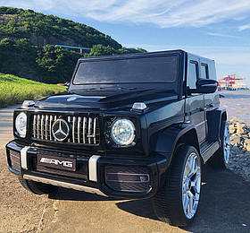 Дитячий електромобіль Mercedes-Benz G63 AMG 2020 Kidsauto чорний лак