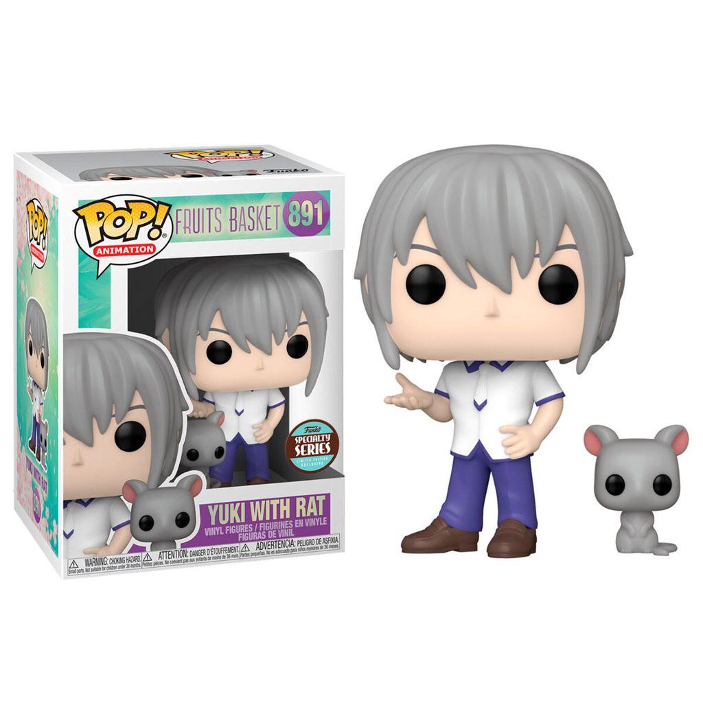 Фігурка Funko Pop Юки з щуром Кошик з фруктами Fruits Basket Yuki With Rat 10см FP FB 891, фото 1