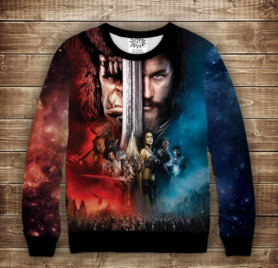 Світшот 3D Warcraft Варкрафт ВСІ Розміри, фото 1