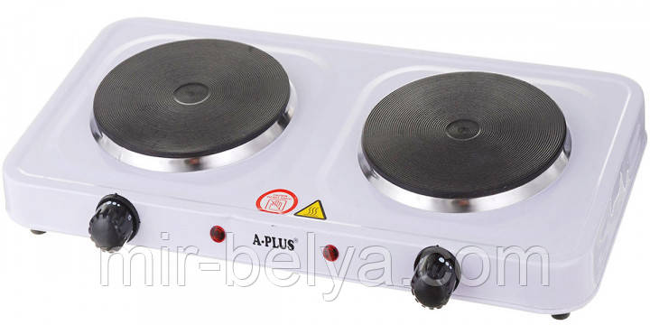 Настільна електроплита A-Plus AP-2104 на 2 конфорки