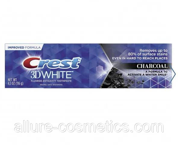 Вибілювальна зубна паста Crest 3D white Charcoal Toothpaste 107г
