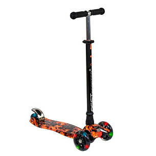 Дитячий самокат триколісний Best Scooter MAXI зі світлом коліс, фото 1