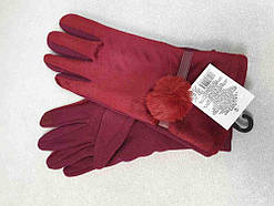 Б/У Рукавички жіночі флісово-шерстяні