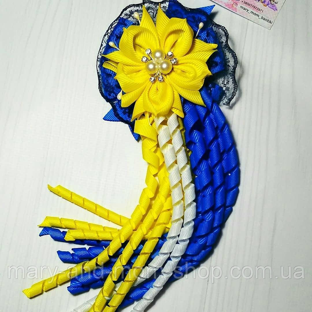 Бантики з спіральками. Бантики на гумочка., фото 1