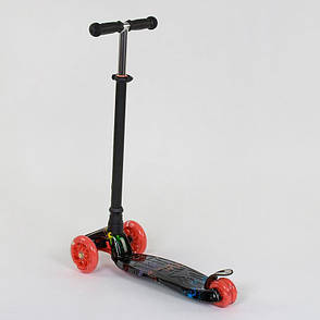 Дитячий самокат триколісний Best Scooter MAXI зі світлом коліс, фото 3