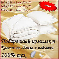 Подарочный комплект Одеяло Подушки Зимний Пуховый Royal Series Roster