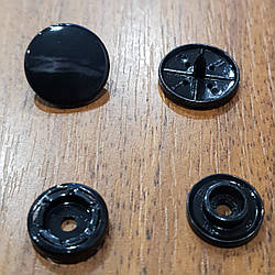 Кнопка пластиковая 10мм Черная К (2880шт.)