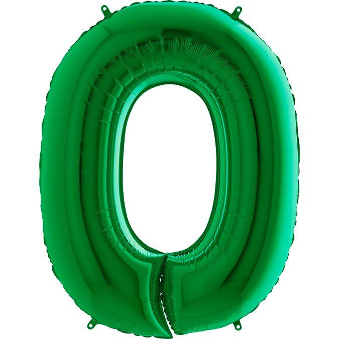 Цифра зелена метрова з тягарцем "0"