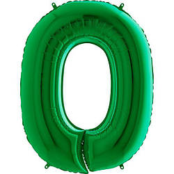 Цифра зелена метрова з тягарцем "0"